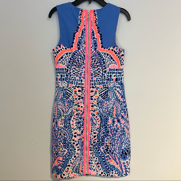 Lilly Pulitzer Mila Shift Tic Tac Tile Shift Dress - Picture 2 of 4